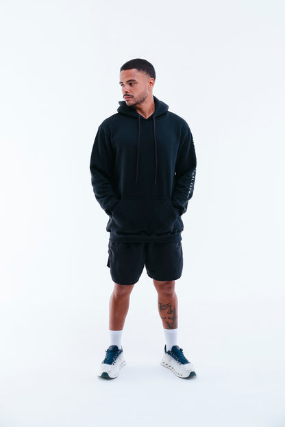 Casaco hoodie FIFTH – moletom oversized unissex, moda fitness e streetwear