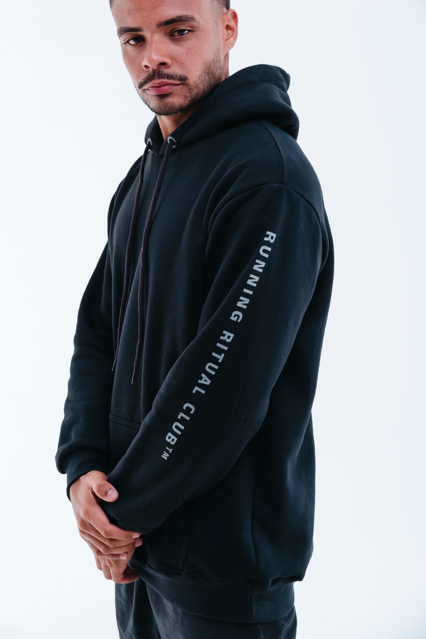 Casaco hoodie FIFTH – moletom oversized unissex, moda fitness e streetwear