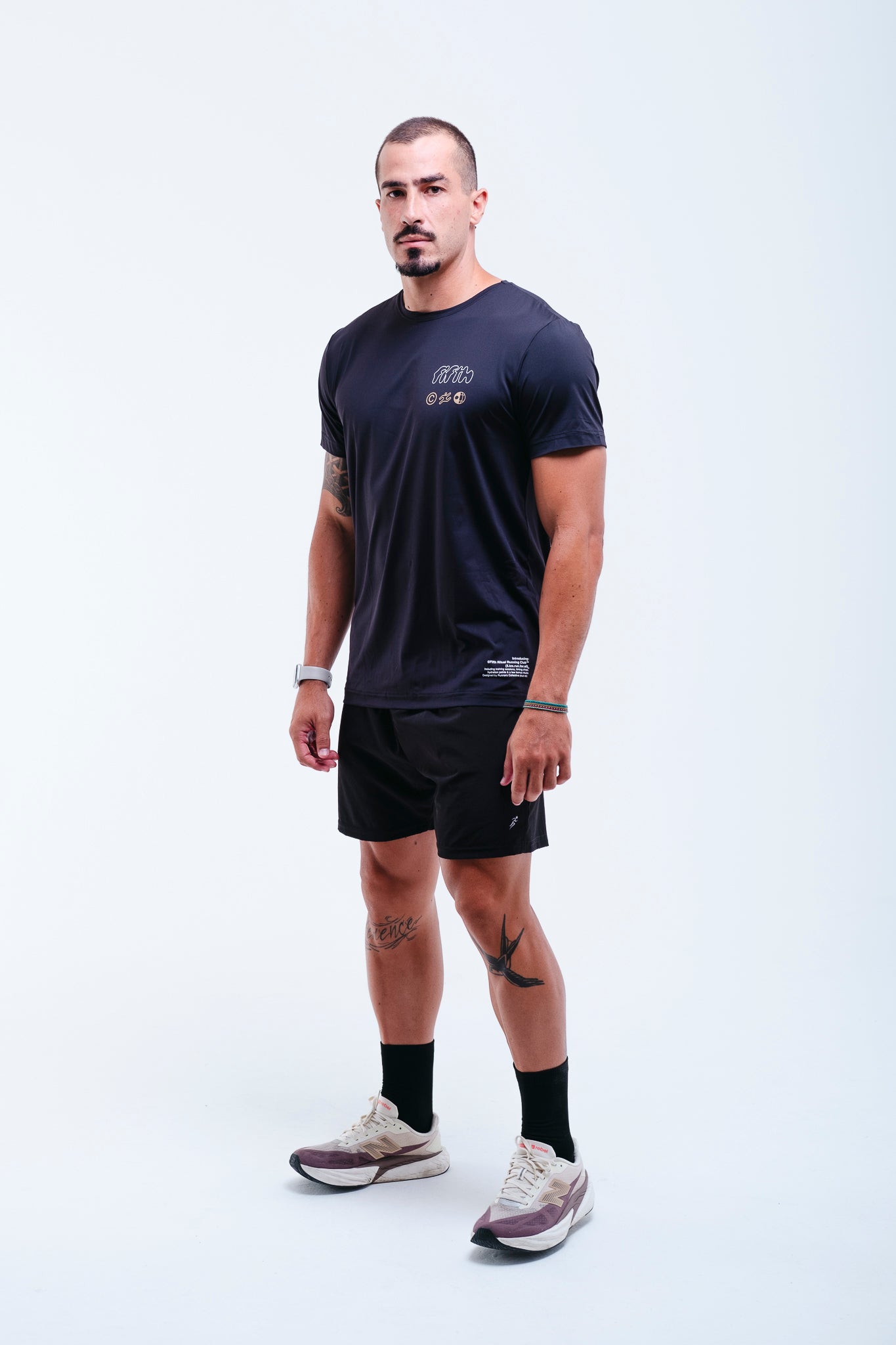 Camiseta dry-fit FIFTH – camisa de treino masculina e feminina, tecido respirável